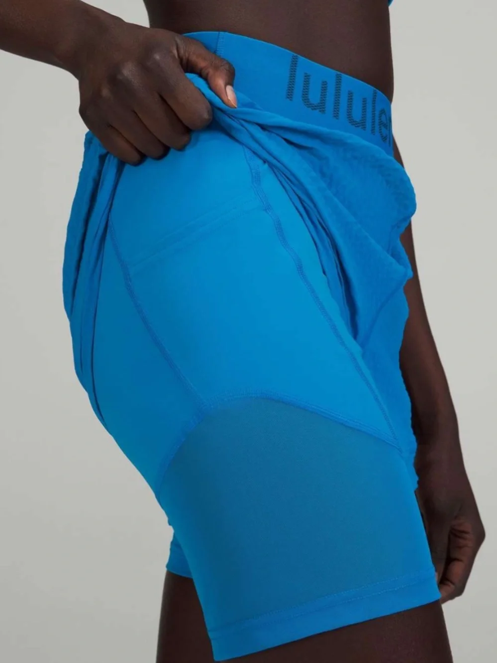 Lululemon Logo Waistband High-Rise Training Short